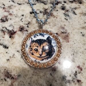 Tarina Tarantino Cheshire Cat Necklace